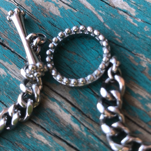 Women’s Silver & Gold Two Tone Necklace - Picture 8 of 8